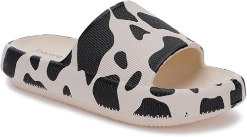 Thick Sole Pillow Slippers for Women Mens Slides