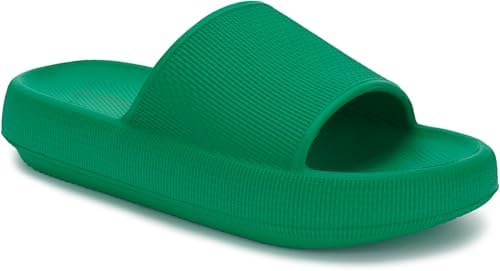 Thick Sole Slides for Women Men Pillow Slippers