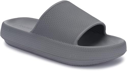 Thick Sole Slides for Women Men Pillow Slippers