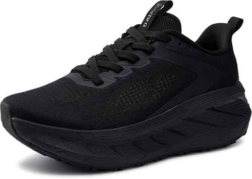 Women's Wide Toe Box Tennis Shoes Thick Sole