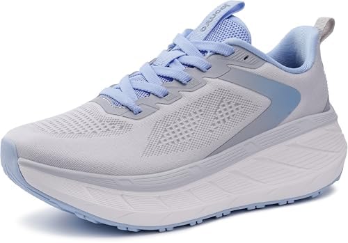 Women's Wide Toe Box Tennis Shoes Thick Sole