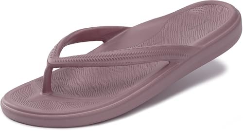 Womens Arch Support Flip Flops Toe Post Sandals